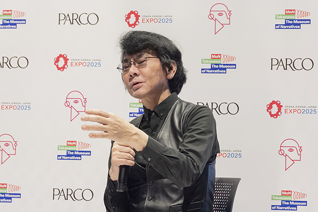 「いのちの未来＋（プラス）」の記者発表に登壇したロボット工学・アンドロイド研究の第一人者である石黒浩教授