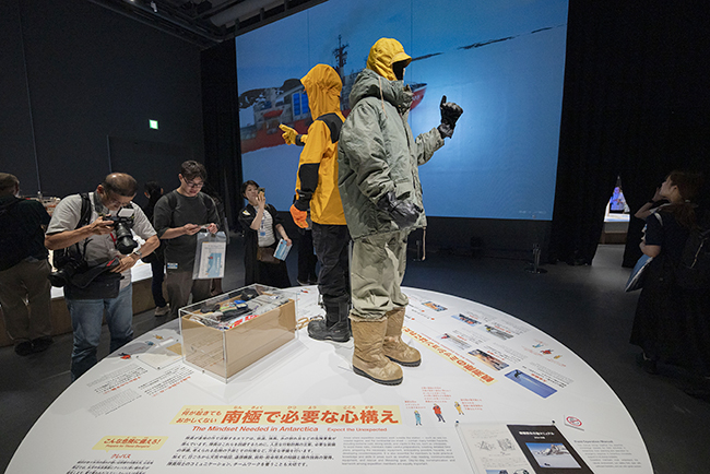 特別展「大南極展」記者発表会・内覧会