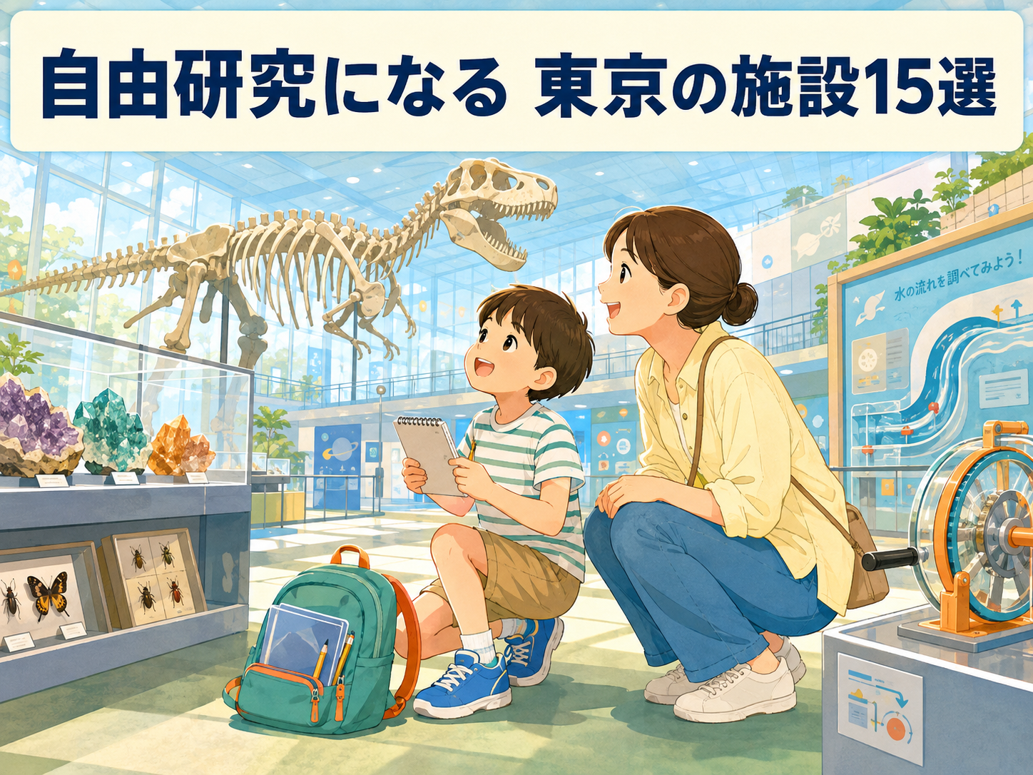 東京の自由研究になる施設15選【2026年版】｜見学がそのまま宿題になる完全ガイド